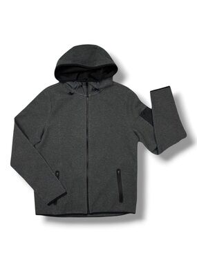AEROPOSTALE Gray & Black Lightweight ZipUp Jacket